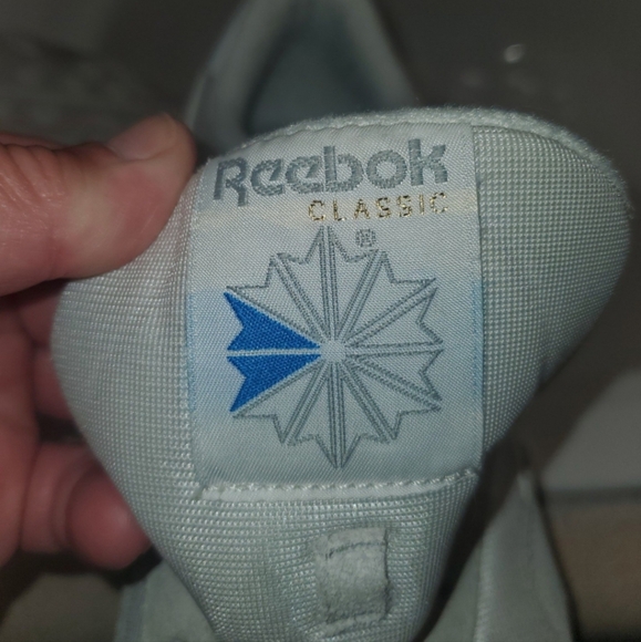 Reebok Old School Classic White Suede Nylon Sneaker  Unisex 7 - Picture 5 of 8
